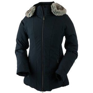 Obermeyer, Woman's Ski /Winter Jacket  -the  Siren Faux Fur Insulated Ski Jacket